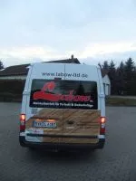 Parkett-Labow Fahrzeugbeschriftung mit Digitaldruck Parkett-Labow Fahrzeugbeschriftung mit Digitaldruck