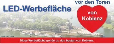 2019 09 20 Koblenz Bonner Strasse B9 Am Sender 1 LED-Werbeflaechen24 Start Tor inhalt