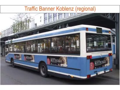 Zum vergrößern anklicken mit linker Mousetaste. Buswerbung in Koblenz