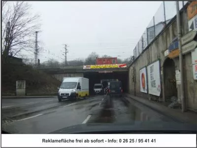 Reklameflaeche Andernacherstrasse Koblenz Fahrtrichtung Stadteinwärts