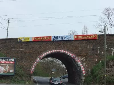 Reklameflaeche Werbeflaeche Mainzerstrasse Koblenz Stadteinwaerts