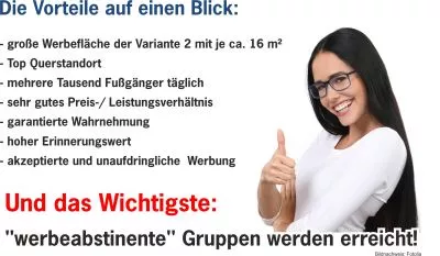 Reklamefläche Mayen Koblenzerstraße 8 Vorteile auf einen Blick