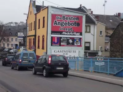 Diese Werbefläche ist eine der besten in Lahnstein Lahnbrücke