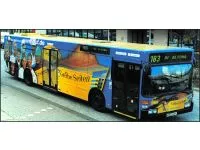 Bus-Beschriftung Digitaldruck und Schutzlaminat von A1 Werbeprofi