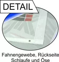 Fahnengewebe-Rueckseite von Ihrer A1