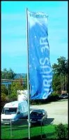 Hiss-Flagge-Hochformat von A1 Werbeprofi Hiss-Flagge-Hochformat von A1 Werbeprofi