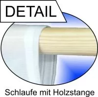 Schlaufe-mit-Holztstange-Detail von A1 Werbeprofi