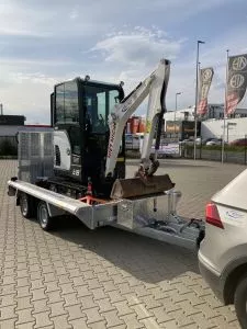 Anhaenger Maschinentransporter Hapert 3,5 to